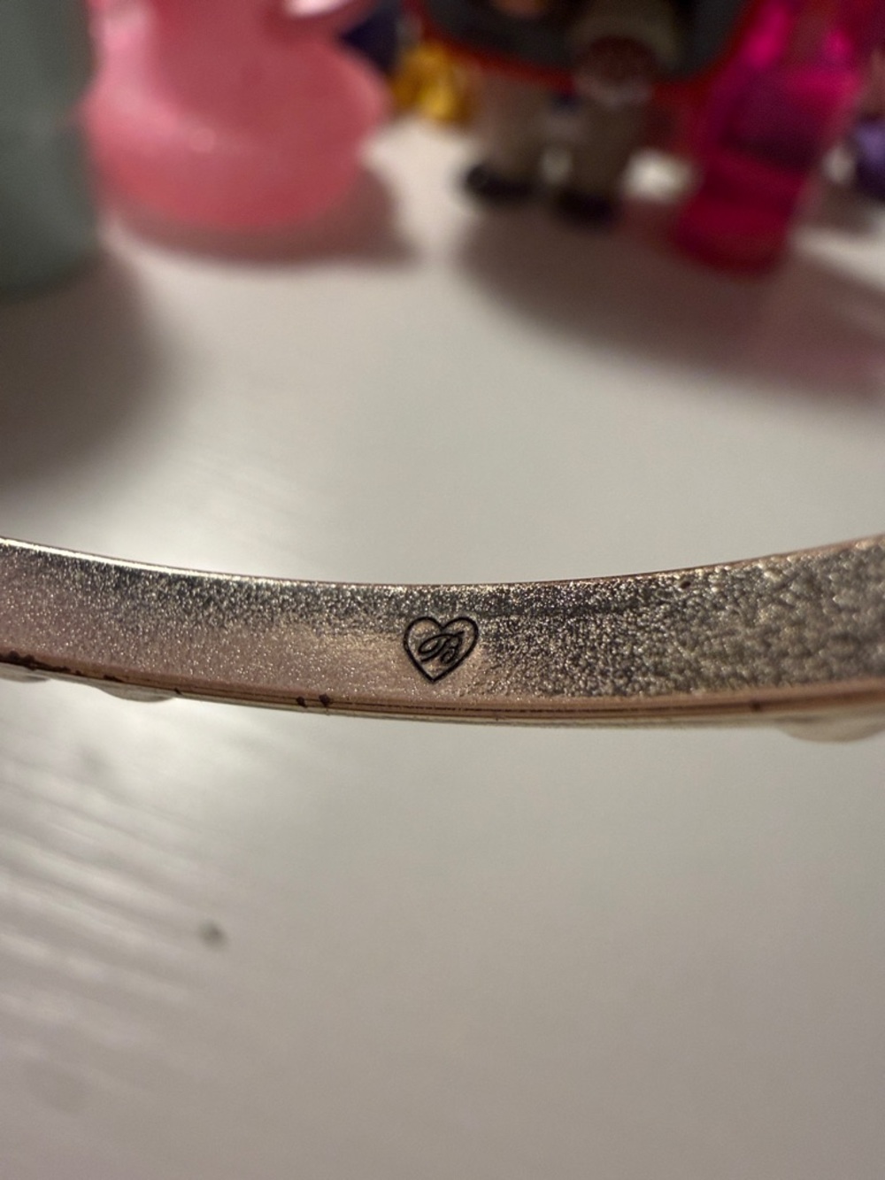 brighton Silver Bangle Bracelet with Turquoise Accents - Picture 2 of 5
